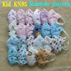 KN95 FFP2 kids mask Designer Face mask Children for boys girls 3-12 years Mascarilla 5 layers FFP2 individual packing masque enfant in Stock