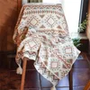 Filtar bohemisk stil stickad ull sjal filt akrylfiber tupplur TASSEL Vinterdekoration soffa täckning1