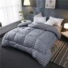 Comforters Sets Winter Thicken Flanel Warm Beddengoed Set Fluwelen Dekbedovertrek Lad Gewone kleur met vulling Patchwork Quilt