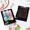 5 Colors Smell Proof Mylar Bags Resealable Odor Proof Bags Holographic Packaging Pouch Bag With Clear Window For Food LX4577