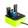 HUBS ERILLES USB HUB Combo Все в одном 2,0 микро SD высокоскоростной картридер 3 порта адаптерный разъем для компьютерного ноутбука компьютерного компьютера