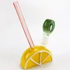 Lemon Dab Rig Glasbong Shishas Wasserpfeifen mit 14 mm Schüssel Perc Heady Mini Pipe Wax Oil Rigs Bubbler