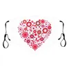 DHL-Designer-Maske, Valentinstagsgeschenk, Gesichtsmasken für Erwachsene, Paar, Happy Valentines Day-Masken, staubdicht, bedruckt, rote Liebe, verstellbare Mundmaske