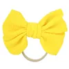 Kids Girls Solid Hairband large Waffle Nylon Headband Baby Girls Party Hair Bows Headbands Boutique Hair Accessories Ty26
