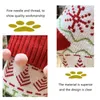 Boże Narodzenie Zdjęcie Wiszące Skarpetki Duży Knit Jacquard Knit Sock Ornament Decor Hosiery XMassocks Dzieci Prezent Cukierki WQ58-WLL