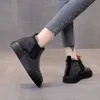 Handgemaakte martin -laarzen van kralen dames kristal rond teen platformschoenen voor winter zapatos de mujer 2020 513