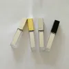 Tubo de brilho labial para cosméticos de marca própria, recipiente de embalagem 7ml, preto, dourado, prateado, quadrado, LED vazio, tubos de gloss lipstic3855839