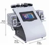 재고 미국 새로운 모델 40K 초음파 지방 흡입 캐비테이션 8PADS 레이저 진공 RF 스킨 케어 살롱 스파 슬리밍 기계 아름다움 장비