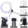 10 inch Diameter 25cm Live Fill Light Desktop Tripod White Light Dimmable USB Connection powered LED Vanity lighting