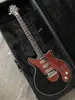 Chitarra elettrica Rare Guild Brian May Sign Black Single coil Burns TRI-SONIC Ainico Pickups Tremolo Bridge 24 Frets Sign Guitar