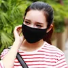DHL 2021 Design de mode Simple Cycling Wear Masque anti-poussière unisexe noir blanc visage adulte peut être lavé et réutilisé