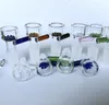 Herb slide glass bowls 10mm 14mm 18mm with flower snowflake filter bowl for Glass Bongs and Ash Catcher Glass smoking Bowl