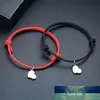 Pulseira de corda do coração das mulheres pulseira clássica nó pirata sorte pulseira de corda para crianças crianças presentes de aniversário