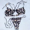 OMKAGI Marca Costumi da bagno Donna Sexy Stampa con ferretto Bikini Push Up Costume da bagno Biquini Costume da bagno Beachwear Bikini 2019 Mujer T200708