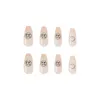 False Nails 24pcs/Box Coffin Full Cover Manicure Tool Detachable Wearable Fake Nail Tips Ballerina Prud22