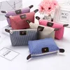 Designer Ladies Fold Cosmetic Bag Makeup Bags Case Womens Travel Zipper Maquillage Toiletry Bag Woman Waterproof Travelling Organizer Canvas Pouch