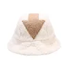 Nowy moda hip hop biała jagnięce wełna gorrosy rybackie faux futra wiadra czapki kobiety Winter18515939101301
