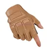 Por DHL ou FedEx 200 Pares 4 Cores Luvas Táticas Militares Homens Lutando Combate Meio Dedo Anti-Slip Outdoor Sport Luvas Q0114