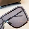 Ny modedesign Solglasögon 364 Frameless Shield Lens Metal Frame AvantGarde Show Style UV400 Protective Glasses Top Quality7638299