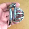 Śruba zamka ergonomiczna stal nierdzewna Urządzenie męskie Super mały kutas klatka penisowa blokada kutasa pasek pierścienia s0702133034