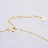 Andywen 925 Sterling Silver Gold Seven Ovals Zircon Choker Halsband Långkedja Kvinnor Mode Lyxig Smycken European Party Q0531