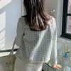 Frauenjacken Hohe Qualität Französisch Vintage Kleine Duft Tweed Jacke Mantel Frühling Herbst Casual Gebratene Straße Kurzer Plaid Outwear