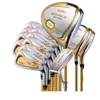 Volledige set HONMA S-06 Golfclubs Driver # 3 # 5 Fairway Woods + Golf Irons + Gratis Golf Putter R / SR / S Flex is aabailable