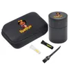 2020 Honeypuff Portable Hanji 4 i 1 presentuppsättning Migrerande Rökning Verktyg Drum Styles Herb Grinder Slipmaskin Dry Herb Crusher