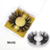Gros 27mm Cils Fluffy Lashes 3D Mink Lashes Long Épais Naturel Faux Cils Cils Vendeurs Maquillage