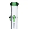 Vert Blanc Arroseur Narguilé Tube Droit Bongs En Verre Inline Perc Champignon Croix Percolateur Plate-Forme Pétrolière Dab Rigs Conduites D'eau Avec Ash Catcher WP2233