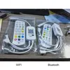 Kit striscia LED RGB 5m 10m 15m 30led/m wifi bluetooth Musica 5050 Telecomando 24 tasti Impermeabile