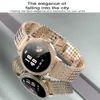 Smart Watch Women Charm Diamondstudded Steel Band Watches IP68 Bracelet imperméable Rate cardiaque LW20 Romance Smartwatch Cadeau pour LO71043779