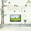 [ZOOYOO] 205 * 290cm / 81 * 114in grand arbre photo Stickers muraux décor à la maison salon chambre 3d stickers muraux bricolage famille peintures murales Y200102