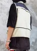 Carga Vest Jackets Mens Multi Zipper Bolsos Viagem Tactical Tactical Sem Mangas Casacos Caçando Tops Outwear Masculino