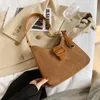 فرك حقائب جلدية للنساء 2020 سلسلة حقيبة الكتف بسيطة المحافظ السيدات وحقائب اليد كيس مي رئيسي