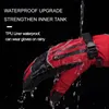 Ski Gloves ROCKBROS Motorcycle Waterproof Fleece Thermal Snowboard Snowmobile Men Women Winter Snow Bike 220920