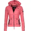 뜨거운 판매 패션 겨울 코트 여성 따뜻한 복어 재킷 패션 여성 파카 캐주얼 슬림 피트 후드 overcoat outwear parka 자켓