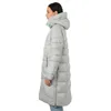 Lange Daunenjacke für Damen, Parka, Oberbekleidung mit Kapuze, Steppmantel, Damen, Übergröße, Baumwolle, Qualität, warme Kleidung, Oberbekleidung 19-053/11153 201214