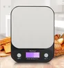 Balance de cuisine numérique en acier inoxydable 5 kg / 10 kg Balance alimentaire compacte Balance de pesée 0,1 g pour la cuisson des outils de mesure Y200328