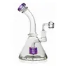 Narghilè Bong in vetro Pipa ad acqua Mobius Matrix Percolatore Occhiali Bubbler Dab Rigs Pipa da fumo Narghilè con ciotola da 18 mm 7,5 icnhs