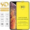 10in1 9D Ochraniacz ekranu Pełna okładka Film szklany klej do iPhone'a 14 13 12 Mini Pro 11 XR XS Max 8 7 6 Plus z detalicznym PAC8091321