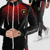 Men Tracksuit set casual spring autumn jacket zipper sweatshirt new in 2022 running suit brand clothes