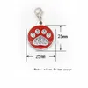 CTHOLD LOT DOG ID TAG METLE METLE PET Маленькие большие аксессуары персонализированная костяная лапа