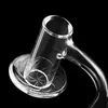 Beracky Two Style Beveled Edge Full Weld Blender Smoking Quartz Banger Z 22mm Solid Marbles Perły Terp 20mmOD 4590 Bezszwowe gwoździe do szklanych bongów Dab Rigs