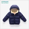 Bebek ceket erkekler için Kış ceketleri Sonbahar dış giyim kapüşonlu bebek ceketleri yenidoğan kıyafetleri çocuk snowsuit kalıp lj201023966527