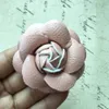 Free Shipping 10PCs/Lot Handmade PU Fabric 3D Camellia Flower Craft Patch Sticker Fit Women Hair Jewelry Clips Shoes Garment DIY J0113