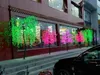 Lumière de sapin de Noël artificielle à LED pour l'extérieur 1248pcs LED 6ft / 1.8m de haut 110VAC / 220VAC décoration de jardin anti-pluie