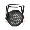 Ny design 36W 36-LED RGB Fjärr / Auto / Ljudstyrning DMX512 Hög ljusstyrka Mini DJ Bar Party Stage Lampor * 4 Högkvalitativa Stage Par Lights