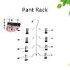 다기능 옷 걸이 바지 저장 옷걸이 바지 클립 저장 공간 천으로 랙 옷장 캐비닛 옷장 건조 랙 201111