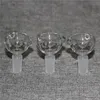 유리 봉 그릇 슬라이드 물 담뱃대 물 파이프 봉 재 포수 흡연 그릇 공동 크기 14mm 남성